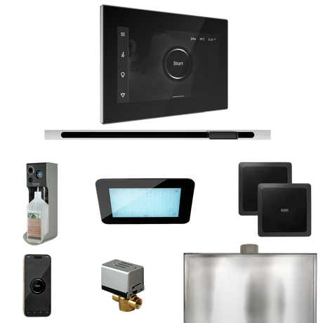 Mr. Steam XDream Steam Shower Control Package with iSteamX Control and Linear Steamhead