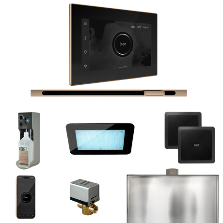 Mr. Steam XDream Steam Shower Control Package with iSteamX Control and Linear Steamhead