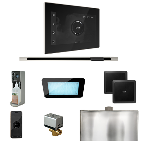 Mr. Steam XDream Steam Shower Control Package with iSteamX Control and Linear Steamhead