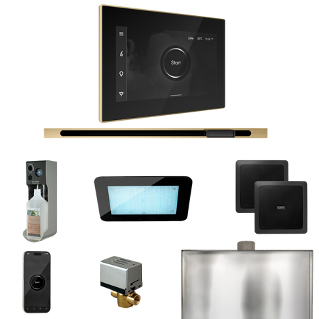 Mr. Steam XDream Steam Shower Control Package with iSteamX Control and Linear Steamhead