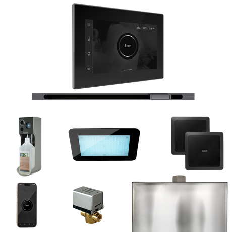 Mr. Steam XDream Steam Shower Control Package with iSteamX Control and Linear Steamhead