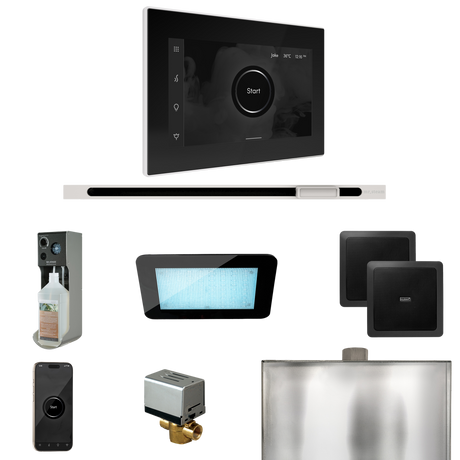 Mr. Steam XDream Steam Shower Control Package with iSteamX Control and Linear Steamhead