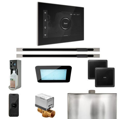 Mr. Steam XDream Max Steam Shower Control Package with iSteamX Control and Linear Steamhead