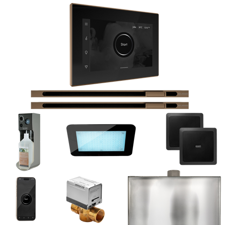 Mr. Steam XDream Max Steam Shower Control Package with iSteamX Control and Linear Steamhead