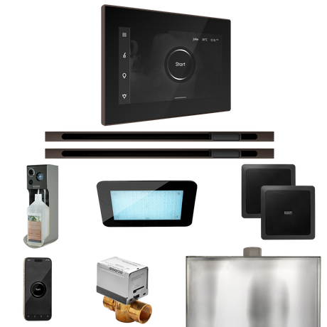 Mr. Steam XDream Max Steam Shower Control Package with iSteamX Control and Linear Steamhead