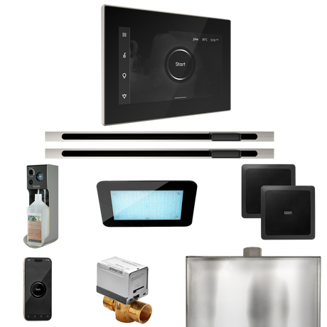 Mr. Steam XDream Max Steam Shower Control Package with iSteamX Control and Linear Steamhead
