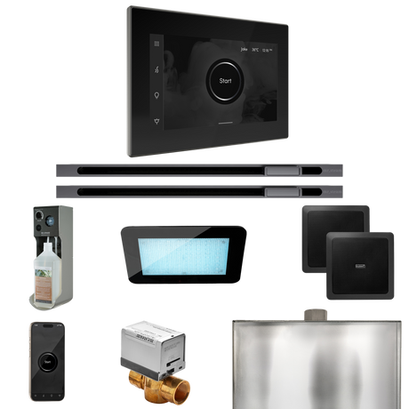 Mr. Steam XDream Max Steam Shower Control Package with iSteamX Control and Linear Steamhead
