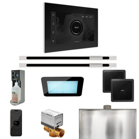 Mr. Steam XDream Max Steam Shower Control Package with iSteamX Control and Linear Steamhead