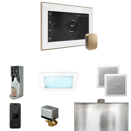Mr. Steam XDream Steam Shower Control Package with iSteamX Control and Steamhead