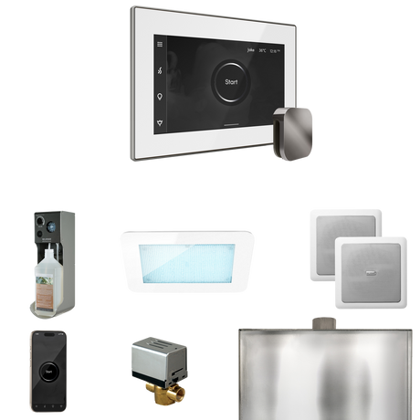 Mr. Steam XDream Steam Shower Control Package with iSteamX Control and Steamhead