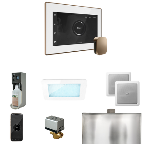 Mr. Steam XDream Steam Shower Control Package with iSteamX Control and Steamhead