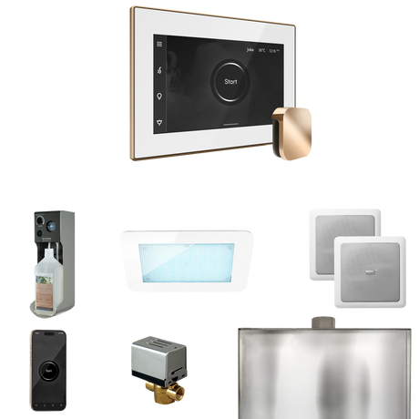 Mr. Steam XDream Steam Shower Control Package with iSteamX Control and Steamhead
