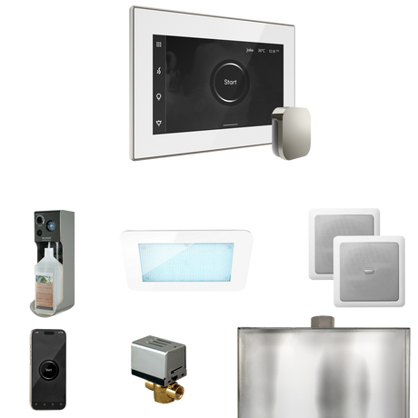 Mr. Steam XDream Steam Shower Control Package with iSteamX Control and Steamhead