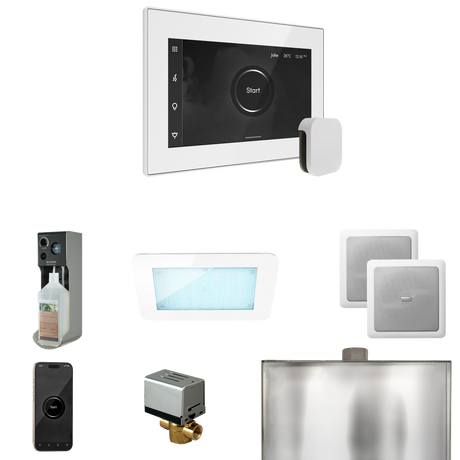 Mr. Steam XDream Steam Shower Control Package with iSteamX Control and Steamhead