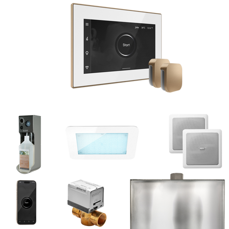 Mr. Steam XDream Max Steam Shower Control Package with iSteamX Control and Steamhead
