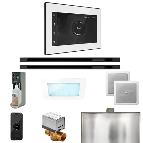 Mr. Steam XDream Max Steam Shower Control Package with iSteamX Control and Linear Steamhead