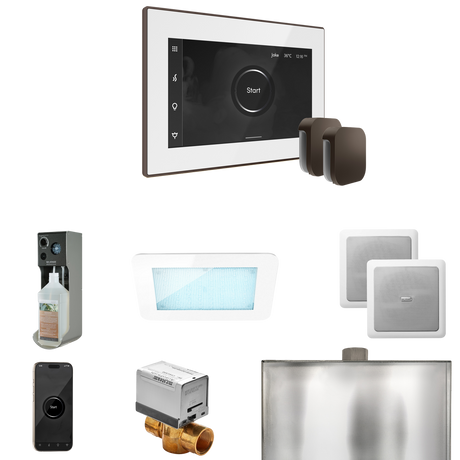 Mr. Steam XDream Max Steam Shower Control Package with iSteamX Control and Steamhead
