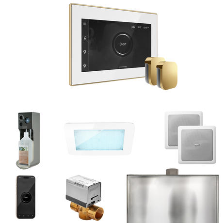 Mr. Steam XDream Max Steam Shower Control Package with iSteamX Control and Steamhead