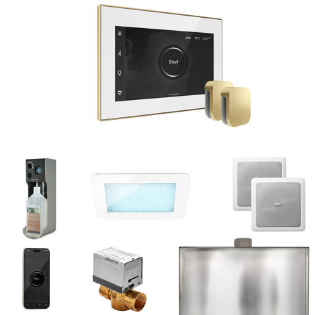 Mr. Steam XDream Max Steam Shower Control Package with iSteamX Control and Steamhead