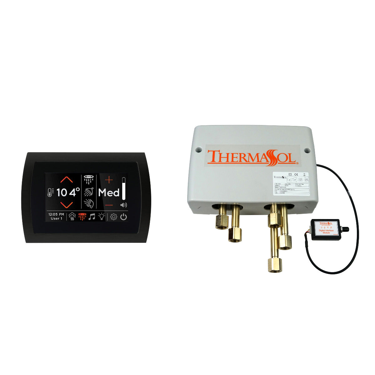 ThermaSol Digital Shower Package with SignaTouch Control and Digital Shower Valve