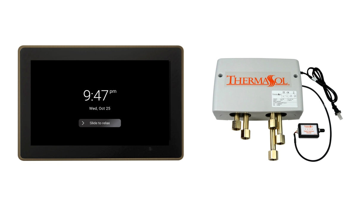 ThermaSol DSPU-TT15 Digital Shower Package - ThermaTouch2 15 Control + Digital Shower Valve
