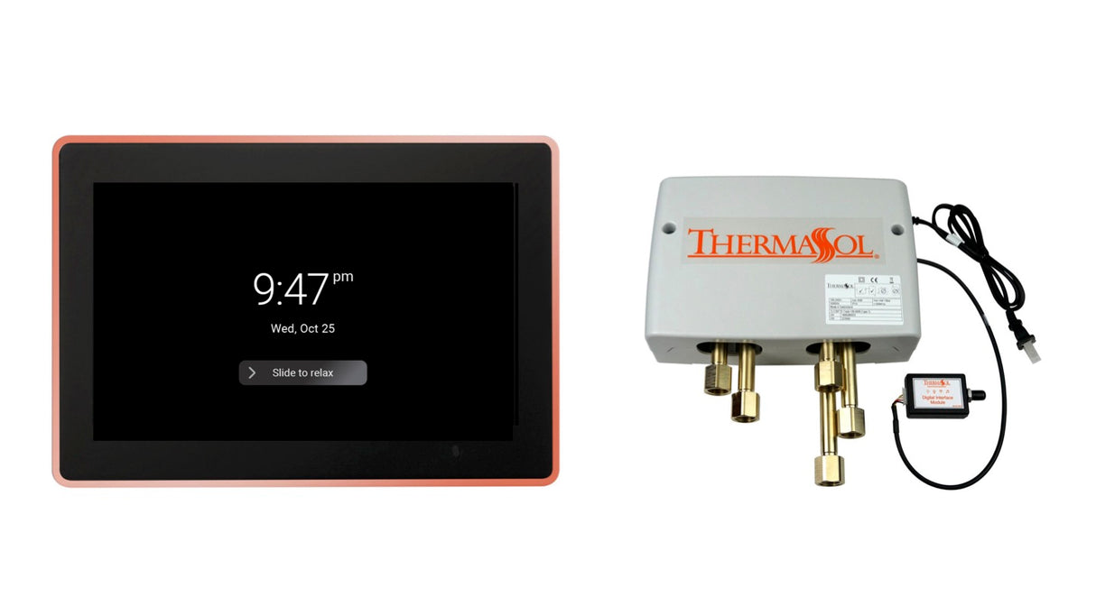 ThermaSol DSPU-TT15 Digital Shower Package - ThermaTouch2 15 Control + Digital Shower Valve