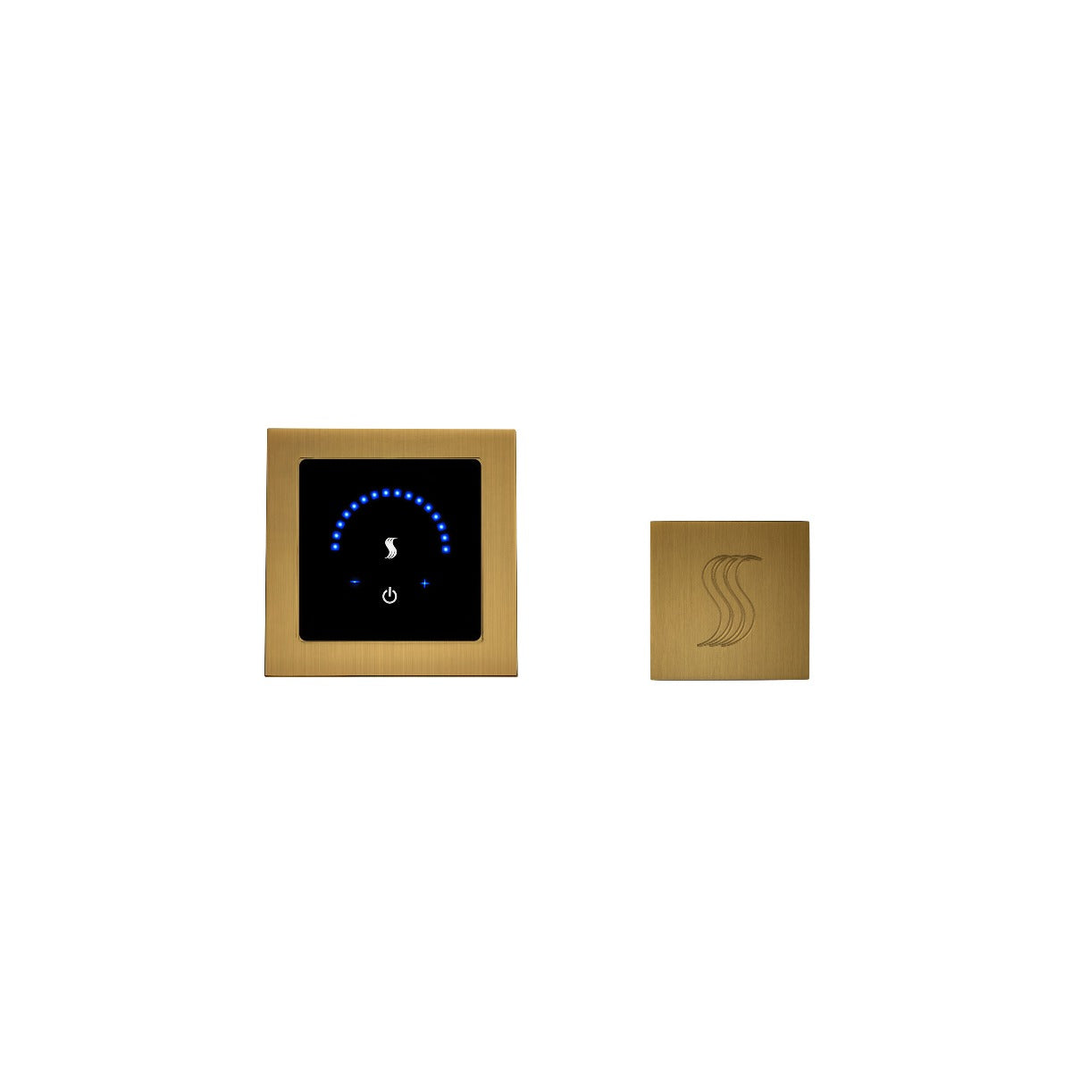 ThermaSol MTMR-SVSQ MicroTouch Recessed Square Control + Square SteamV ...
