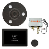 ThermaSol TWP15UR Total Wellness Package - Serenity Advanced Round Rainhead + ThermaTouch2 15" Control + Digital Shower Valve + SteamVection Round Steam Head