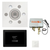 ThermaSol TWP15US Total Wellness Package - Serenity Advanced Square Rainhead + ThermaTouch2 15" Control + Digital Shower Valve + SteamVection Square Steam Head