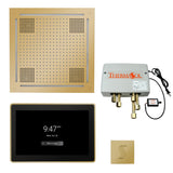 ThermaSol TWPH15US Total Wellness Package - HydroVive 18 Rainhead + ThermaTouch2 15" Control + Digital Shower Valve + SteamVection Square Steam Head