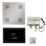 ThermaSol TWPH15US Total Wellness Package - HydroVive 18 Rainhead + ThermaTouch2 15" Control + Digital Shower Valve + SteamVection Square Steam Head