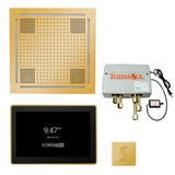 ThermaSol TWPH15US Total Wellness Package - HydroVive 18 Rainhead + ThermaTouch2 15" Control + Digital Shower Valve + SteamVection Square Steam Head