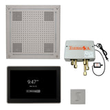 ThermaSol TWPH15US Total Wellness Package - HydroVive 18 Rainhead + ThermaTouch2 15" Control + Digital Shower Valve + SteamVection Square Steam Head