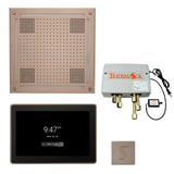 ThermaSol TWPH15US Total Wellness Package - HydroVive 18 Rainhead + ThermaTouch2 15" Control + Digital Shower Valve + SteamVection Square Steam Head