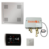 ThermaSol TWPHSR Total Wellness Package - HydroVive 18 Rainhead + SignaTouch Wall Mount Control + Digital Shower Valve + SteamVection Square Steam Head