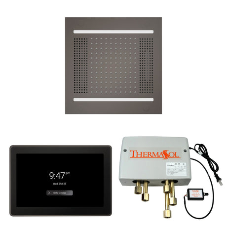 ThermaSol WH14SP15S Wellness Shower Package - HydroVive 14 Rainhead + ThermaTouch2 15" Control + Digital Shower Valve