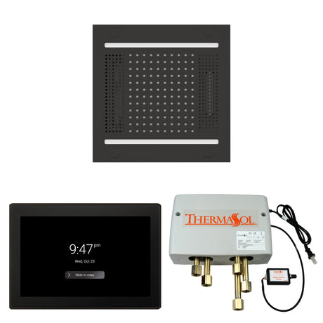 ThermaSol WH14SP15S Wellness Shower Package - HydroVive 14 Rainhead + ThermaTouch2 15" Control + Digital Shower Valve