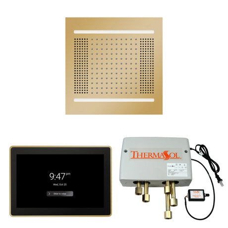 ThermaSol WH14SP15S Wellness Shower Package - HydroVive 14 Rainhead + ThermaTouch2 15" Control + Digital Shower Valve