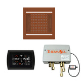 ThermaSol WH14SPSS Wellness Shower Package - HydroVive 14 Rainhead + SignaTouch Recessed Black Trim Control + Digital Shower Valve