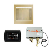 ThermaSol WH14SPSS Wellness Shower Package - HydroVive 14 Rainhead + SignaTouch Recessed Black Trim Control + Digital Shower Valve