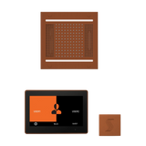ThermaSol WH14STP10S Wellness Steam Package - HydroVive 14 Rainhead + ThermaTouch2 10" Control + SteamVection Square Steam Head