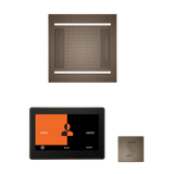 ThermaSol WH14STP10S Wellness Steam Package - HydroVive 14 Rainhead + ThermaTouch2 10" Control + SteamVection Square Steam Head