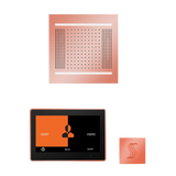ThermaSol WH14STP10S Wellness Steam Package - HydroVive 14 Rainhead + ThermaTouch2 10" Control + SteamVection Square Steam Head
