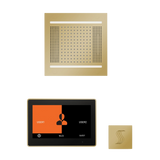 ThermaSol WH14STP10S Wellness Steam Package - HydroVive 14 Rainhead + ThermaTouch2 10" Control + SteamVection Square Steam Head