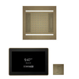 ThermaSol WH14STP15S Wellness Steam Package - HydroVive 14 Rainhead + ThermaTouch2 15" Control + SteamVection Square Steam Head