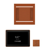 ThermaSol WH14STP15S Wellness Steam Package - HydroVive 14 Rainhead + ThermaTouch2 15" Control + SteamVection Square Steam Head