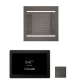 ThermaSol WH14STP15S Wellness Steam Package - HydroVive 14 Rainhead + ThermaTouch2 15" Control + SteamVection Square Steam Head