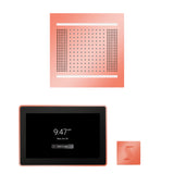 ThermaSol WH14STP15S Wellness Steam Package - HydroVive 14 Rainhead + ThermaTouch2 15" Control + SteamVection Square Steam Head