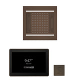 ThermaSol WH14STP15S Wellness Steam Package - HydroVive 14 Rainhead + ThermaTouch2 15" Control + SteamVection Square Steam Head