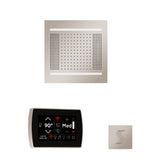 ThermaSol WH14STPSR Wellness Steam Package - HydroVive 14 Rainhead + SignaTouch Wall Mount Control + SteamVection Square Steam Head